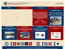 Tablet Screenshot of marinercanvas.com